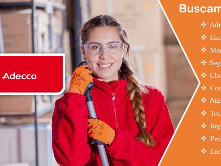 Addeco oportunidad de trabajo diferentes áreas