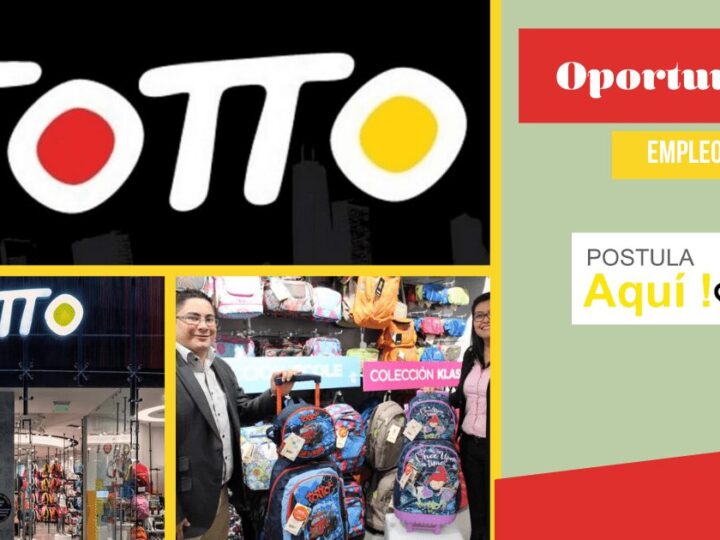 NUEVAS OFERTAS DE EMPLEO DISPONIBLES, TOTTO