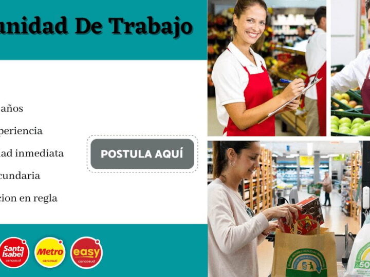 Cencosud Nuevas Vacantes Laborales a  nivel nacional