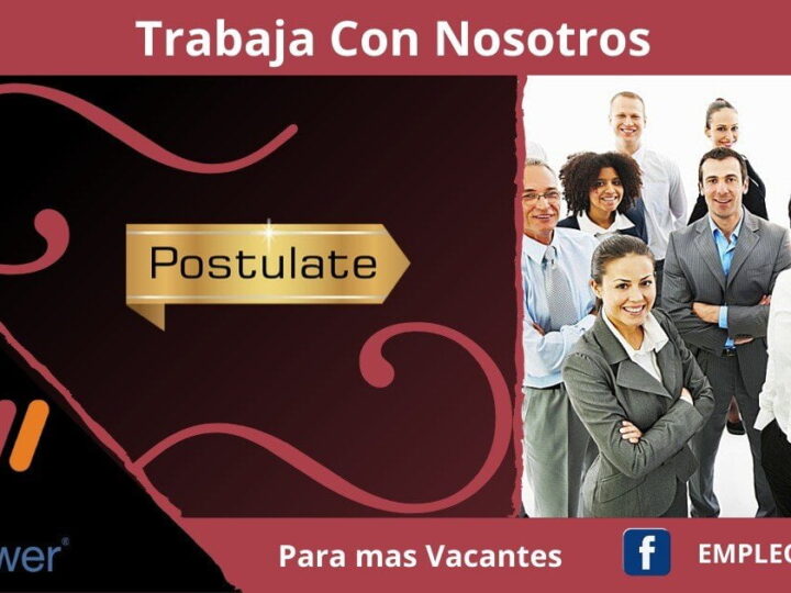 Únete al mejor equipo de trabajo Man Power 200 nuevas vacantes en diferentes áreas