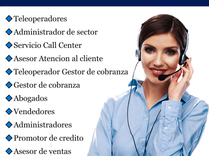 Grupo atento solicita personal para cubrir el área de teleoperadores.