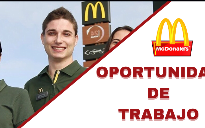 McDonald’s ofertas puestos en el área de operarios,motorizado,atención al cliente