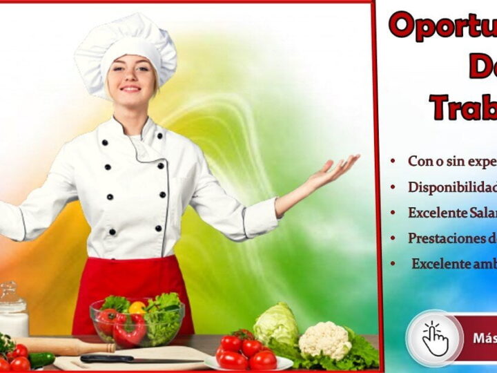Importante cadena de restaurante solicita nuevos miembros de trabajo